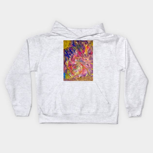 A Day at the Beach Kids Hoodie by Shaky Ruthie's Art from the Heart